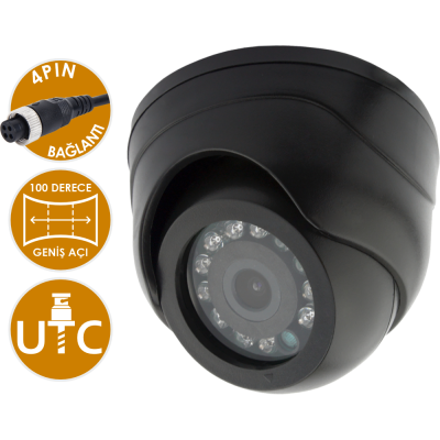 EN-322AP 2MP AHD Gece Görüşlü 4 Pin Araç İçi ve Yol Görüş Araç Kamerası