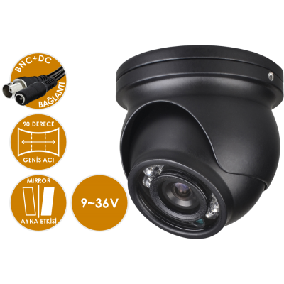 EN-617 700TVLine Analog Gece Görüşlü Araç İçi ve Yol Görüş Araç Kamerası