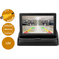 EN-M430F Çift Video Girişli Açılır Kapanır 4.3 inch Araç Monitörü